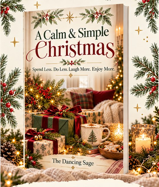 A Calm & Simple Christmas by The Dancing Sage: Spend Less. Do Less. Laugh More. Enjoy More.