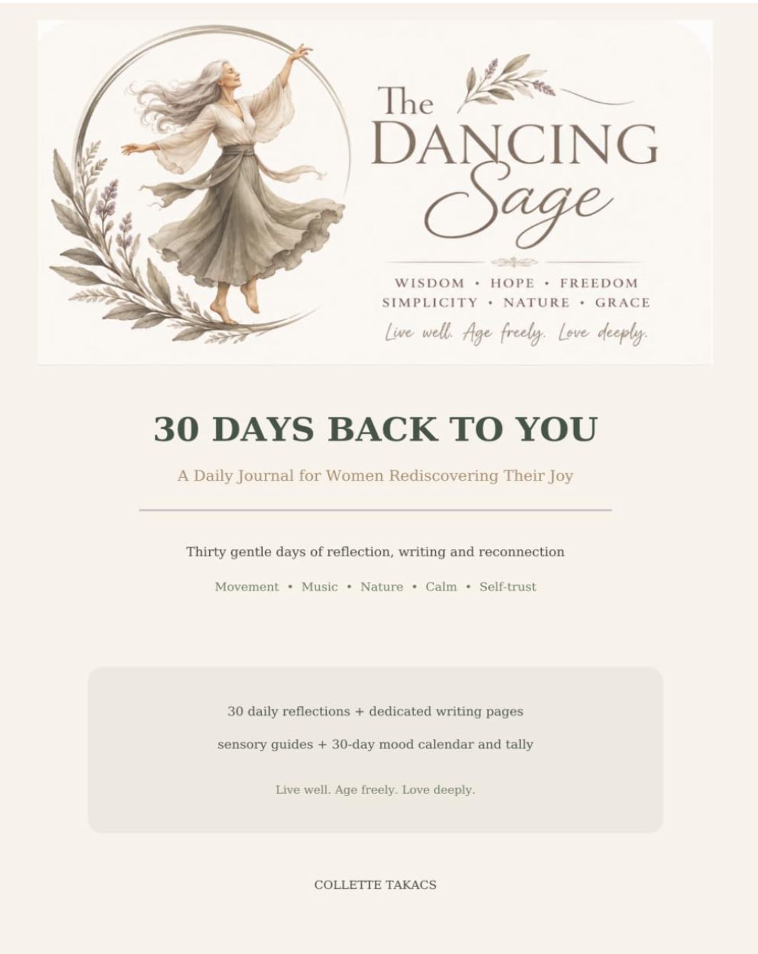 30 Days Back to You journal cover